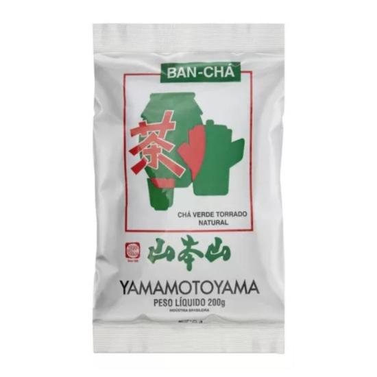 Chá Verde Torrado Natural Yamamotoyama Ban-Chá Pacote 200g