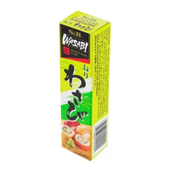 Wasabi Em Pasta Raíz Forte S&b Neri 43gr Bisnaga Tubo