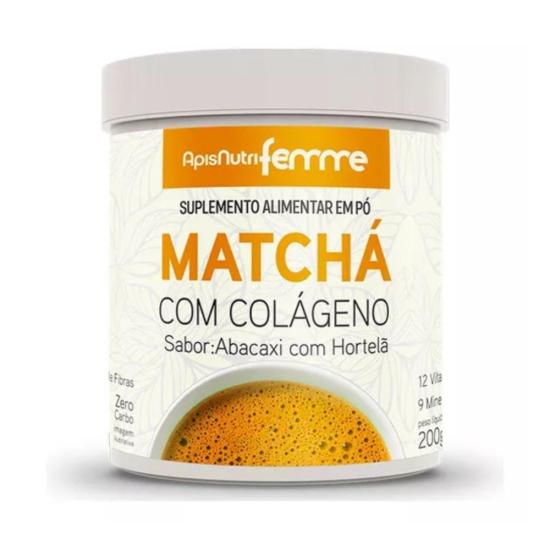 Matchá Solúvel Sab. Abacaxi Com Hortelã 200g Femme Apisnutri