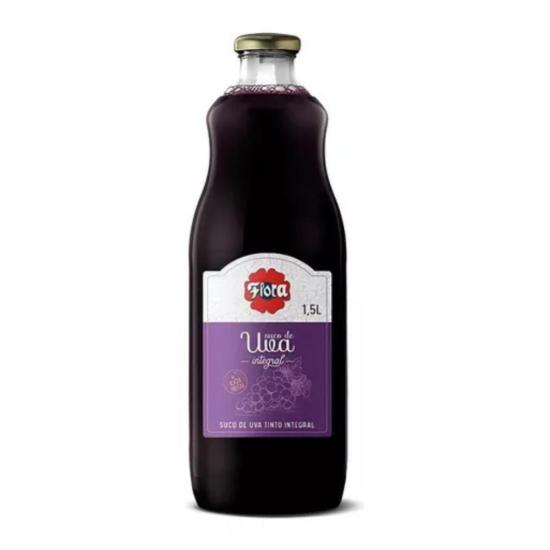 Suco De Uva Tinto Integral Flora-1,5l