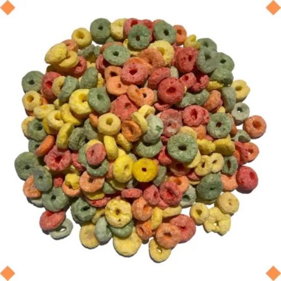 Sucrilhos Corn Flakes Fruit Rings Granel 500g