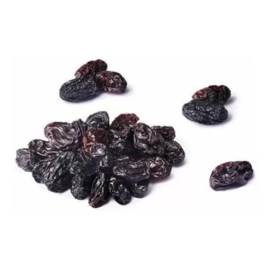 Uva Passa Preta 1 Kg - Fruta Seca - Embalado À Vacuo