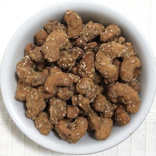 CASTANHA DE CAJU CARAMELIZADA C/ GERGELIM