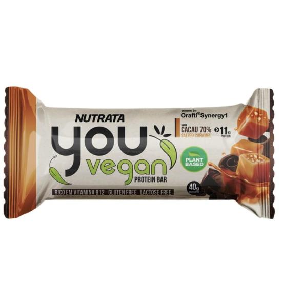 YOU VEGAN PROTEIN BAR CACAU 70% E CARAMELO