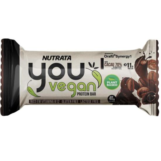 YOU VEGAN PROTEIN BAR CACAU 70% E CAFÉ