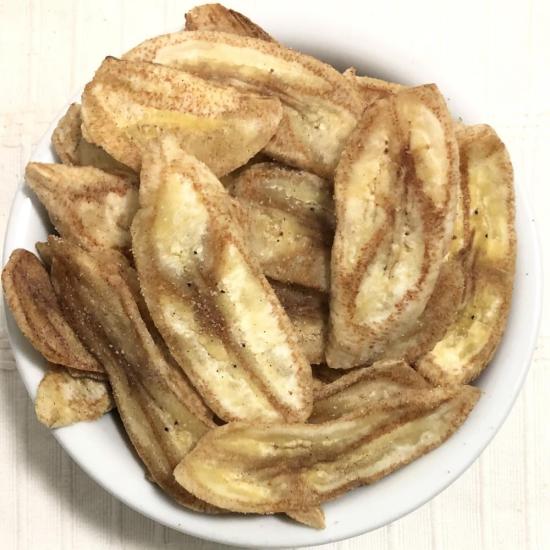 CHIPS DE BANANA COM AÇUCAR E CANELA