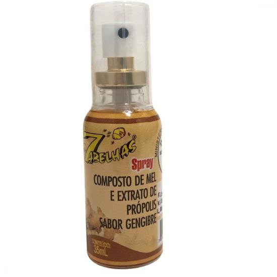 SPRAY DE MEL E PRÓPOLIS SABOR GENGIBRE